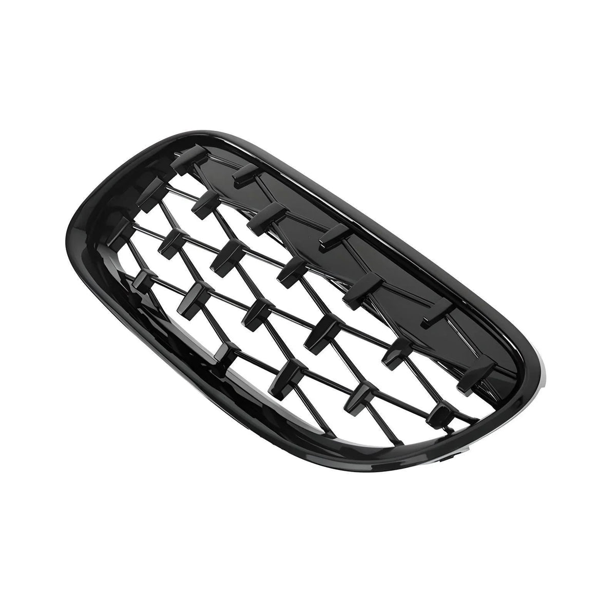 Front Bumper Grill Frame – Gloss Black – Compatible with BMW E70 X5 Front