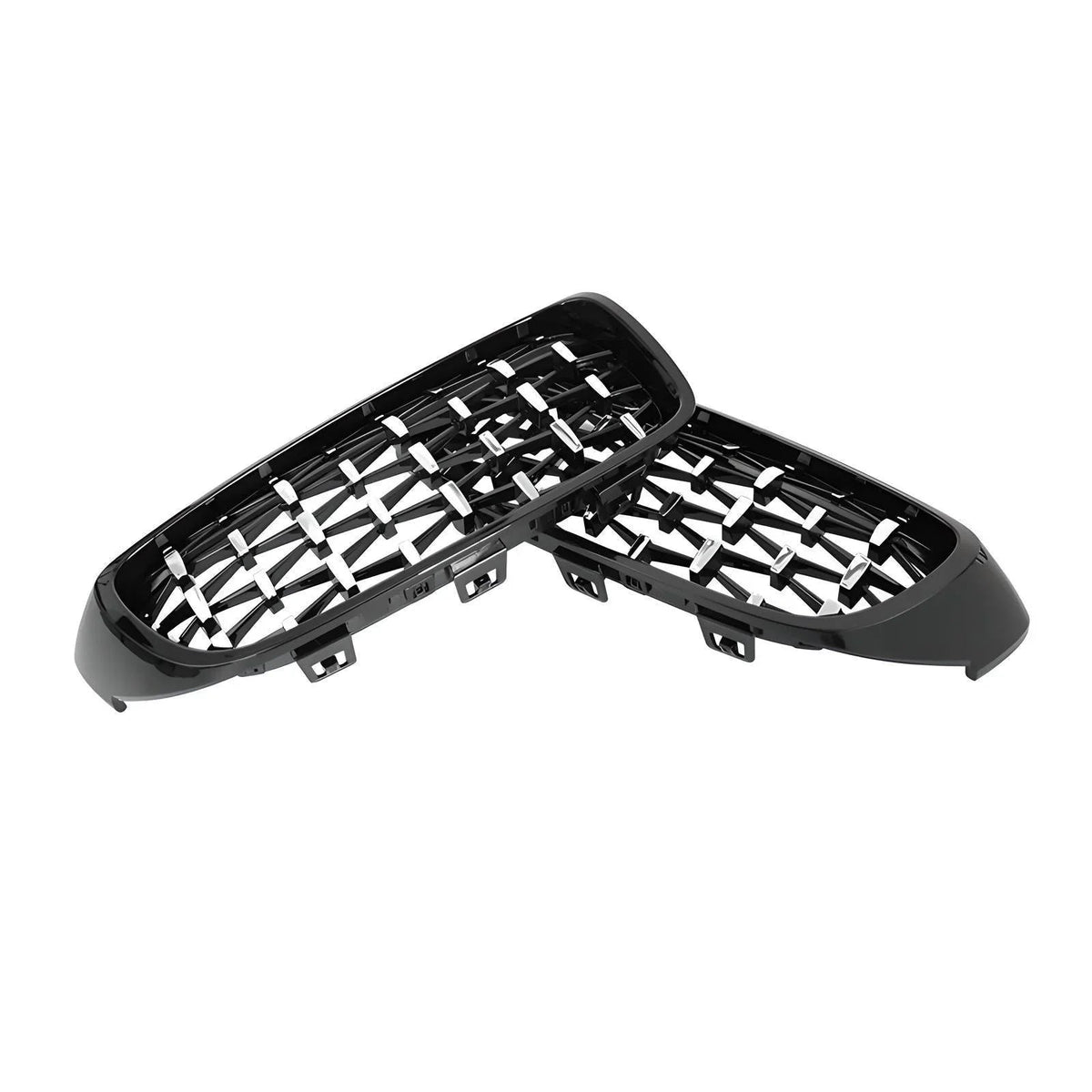 Glossy Black Kidney Grille – Glossy Black – Compatible with BMW Front
