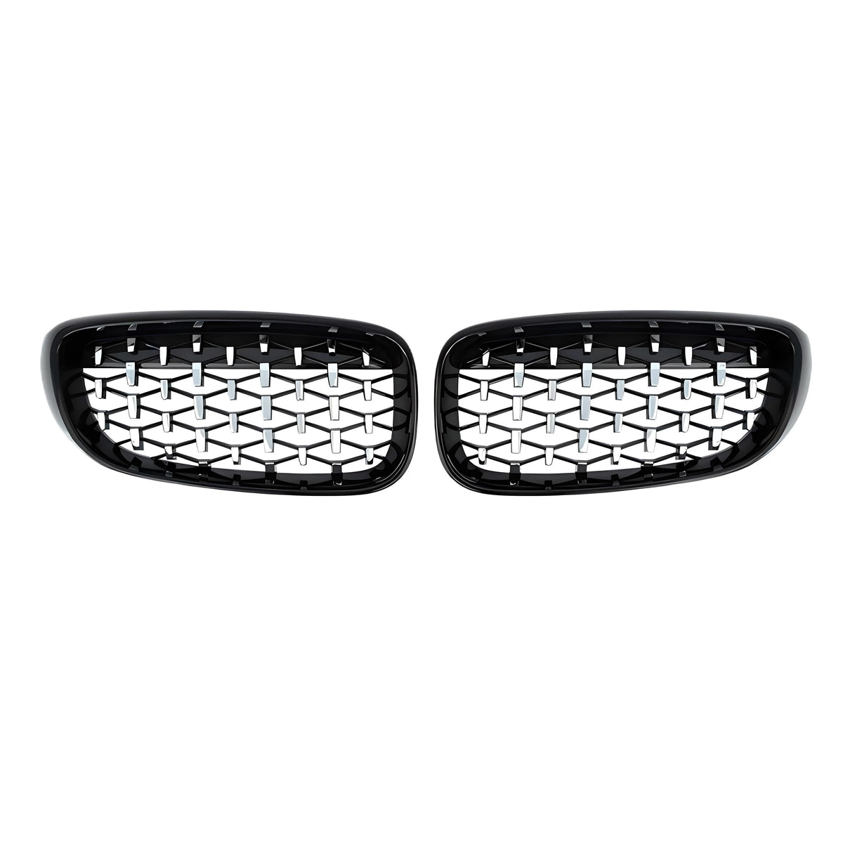 BMW Front Kidney Grille – Black Chrome – Compatible with BMW G30 Model – Front Exterior