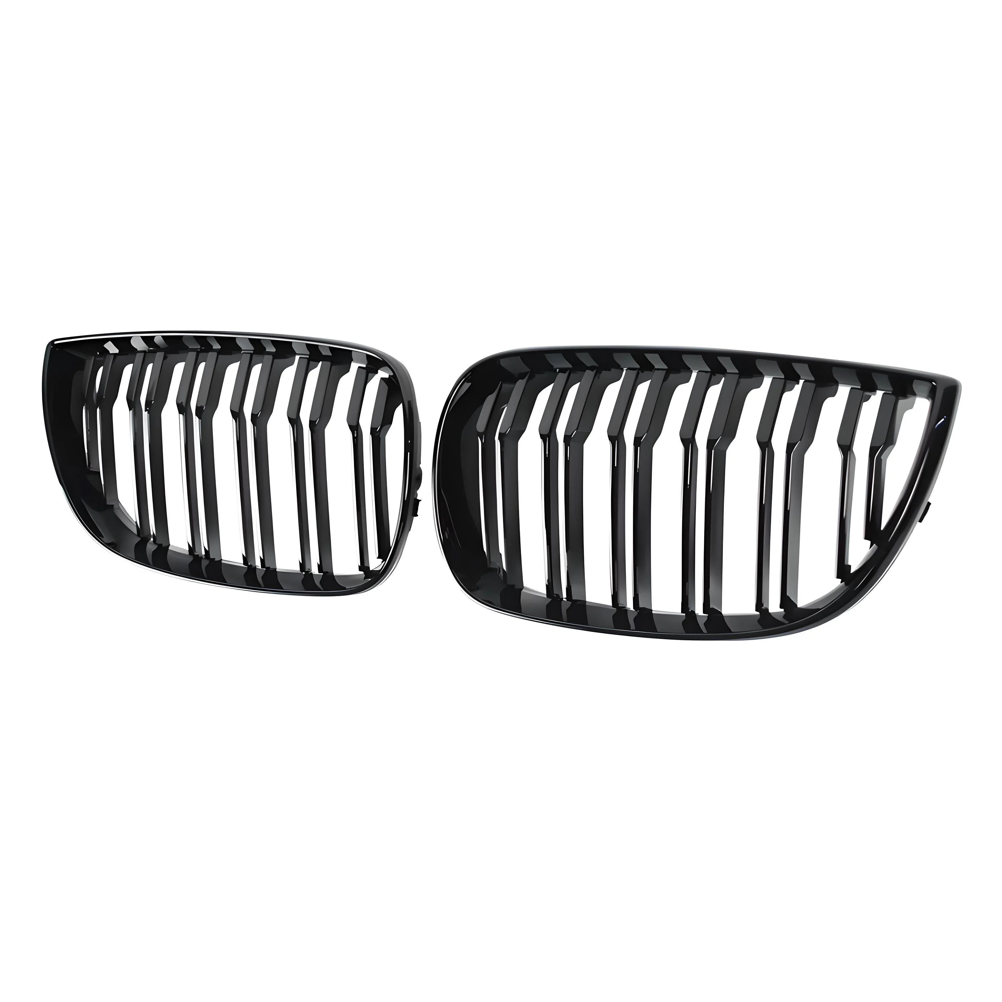 Gloss Black Front Grille Kidney Grills – Gloss Black – Compatible with BMW F30 F31 3 Series – Front
