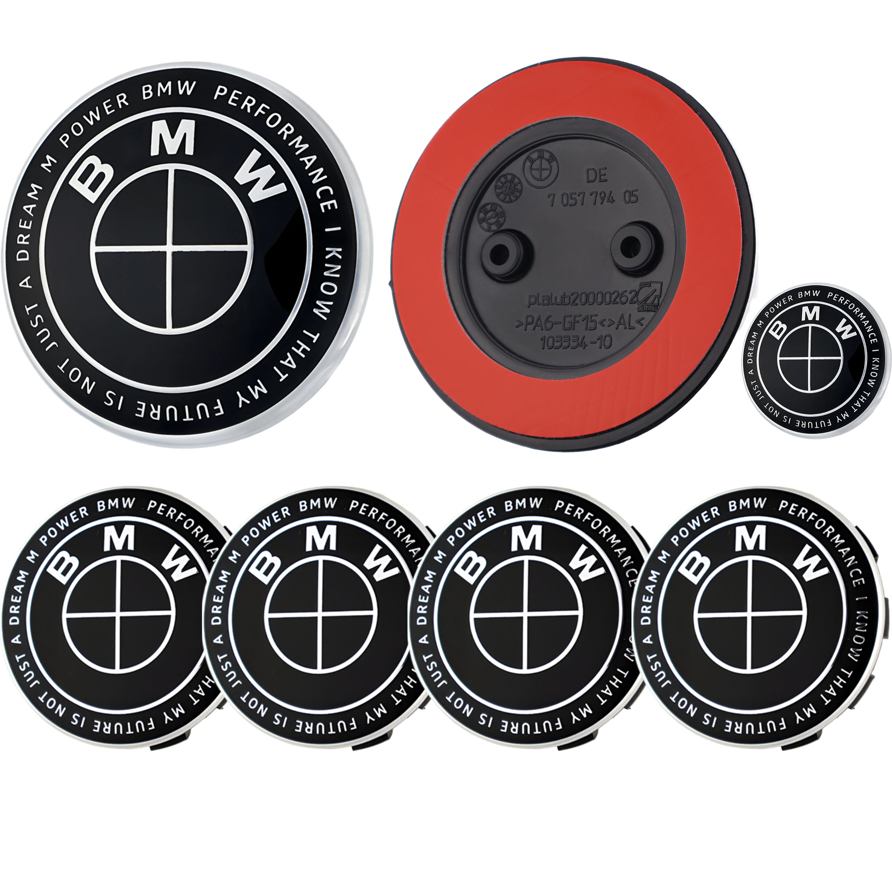 BMW Heritage Badge | Full Black