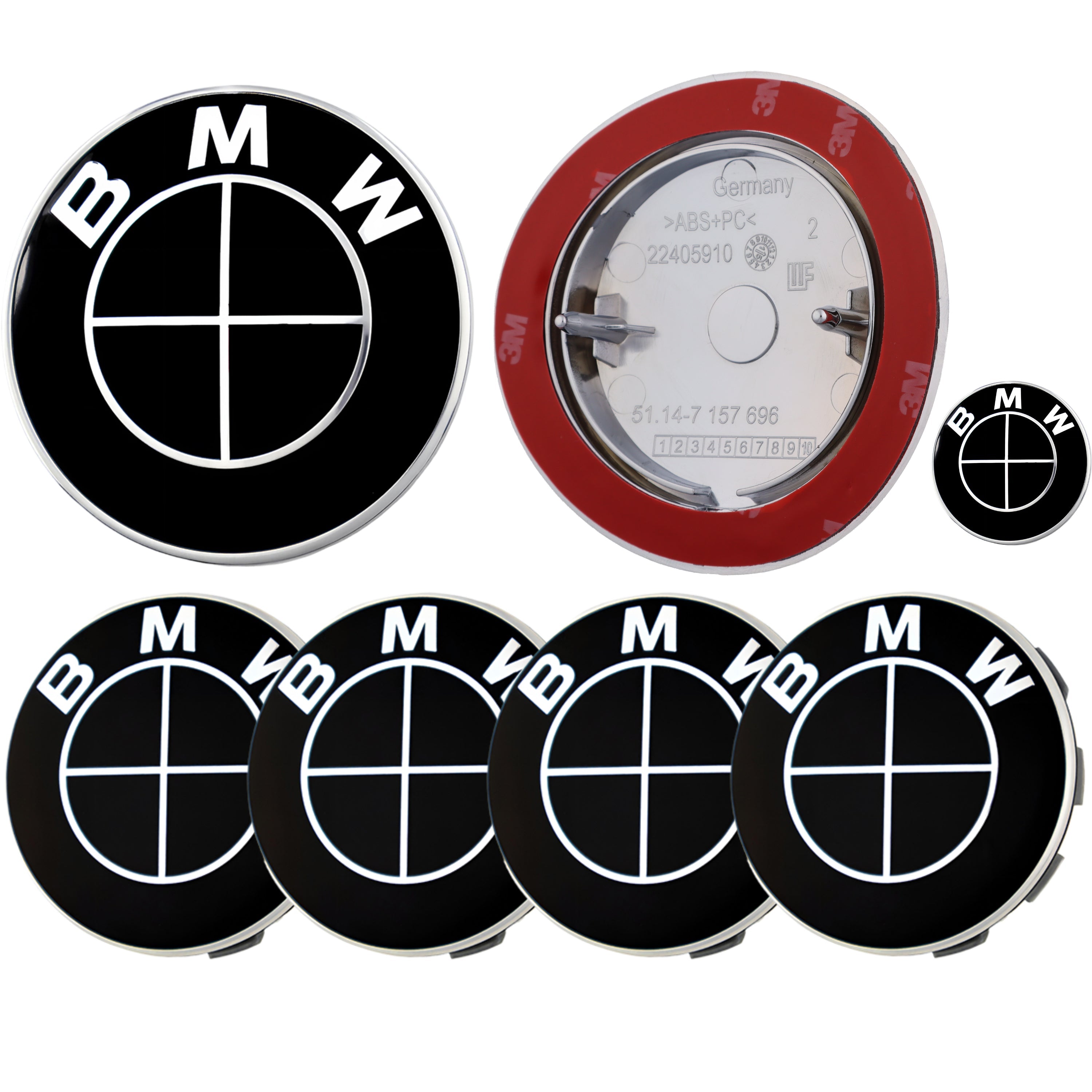 BMW Badge | Full Black