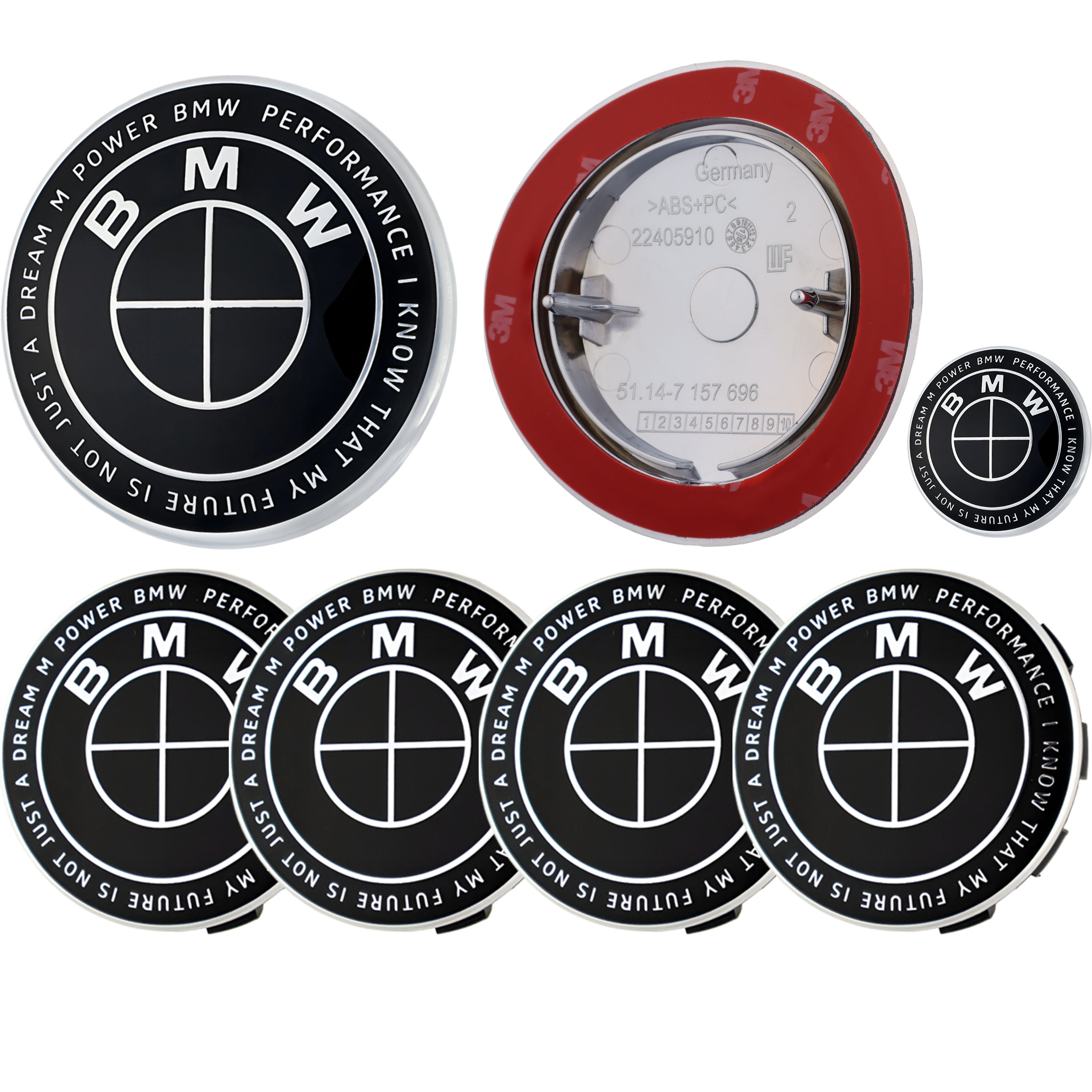BMW Heritage Badge | Full Black
