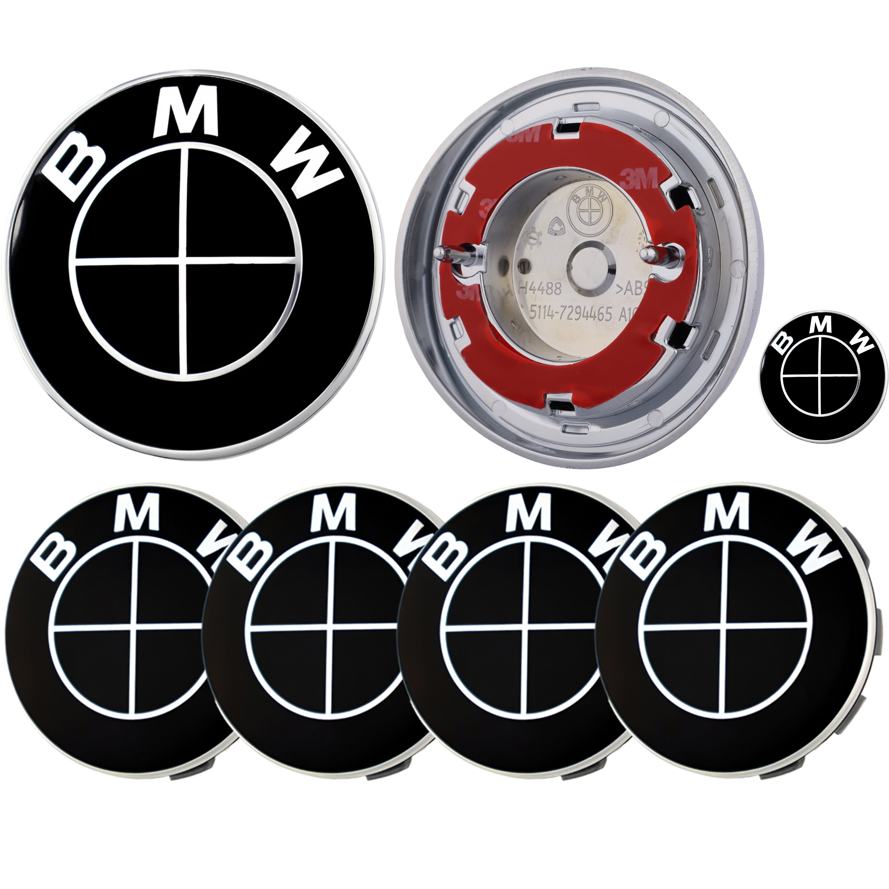 BMW Badge | Full Black