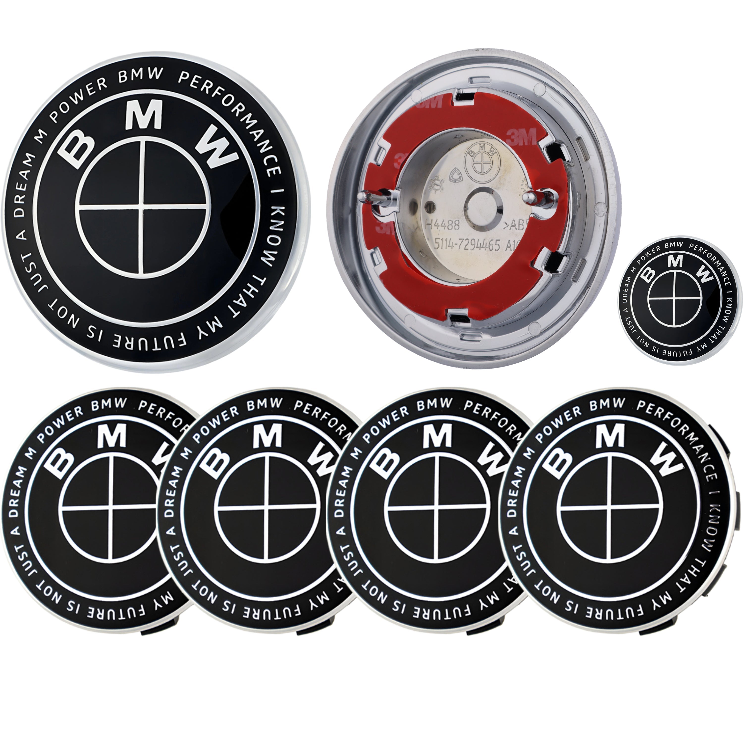 BMW Heritage Badge | Full Black