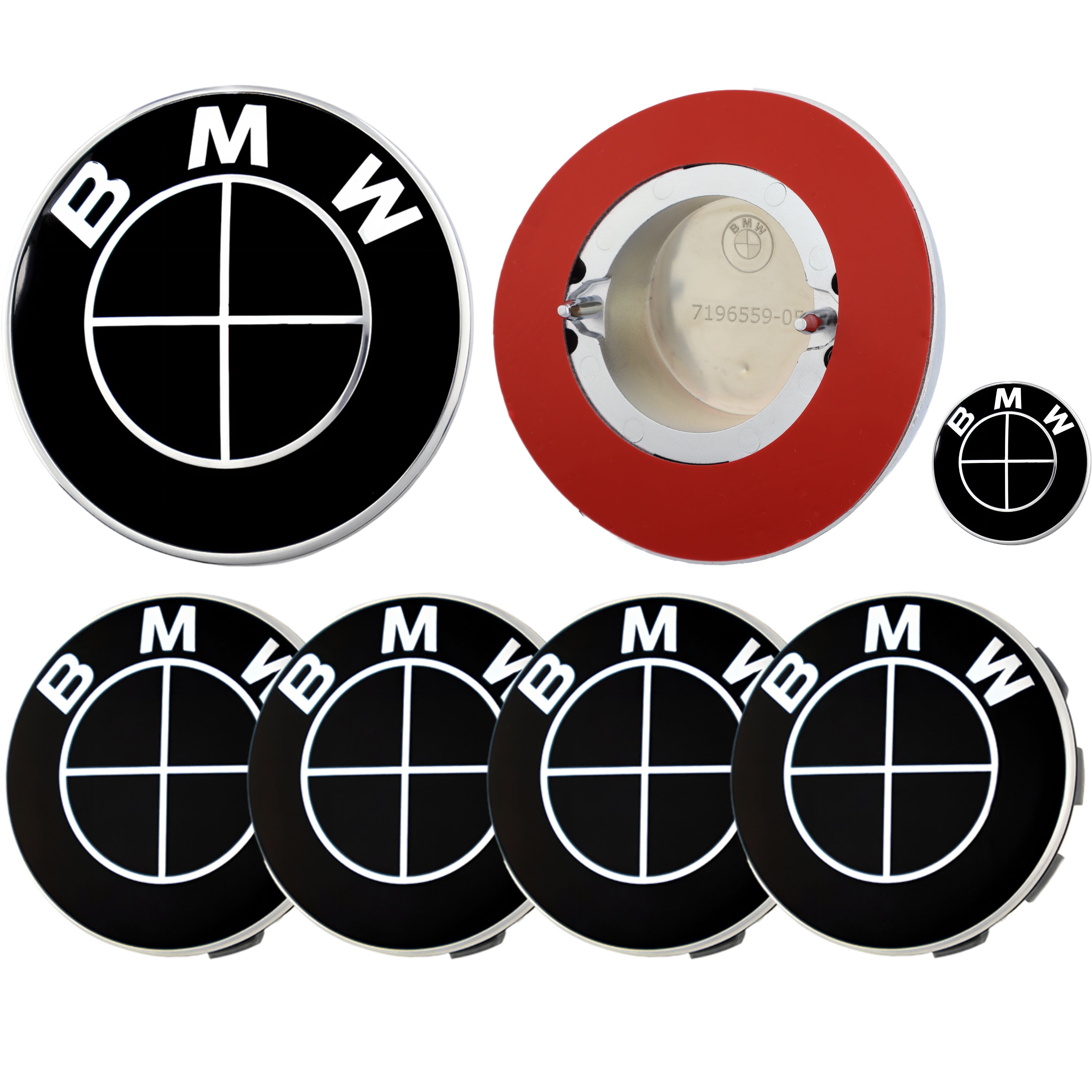 BMW Badge | Full Black