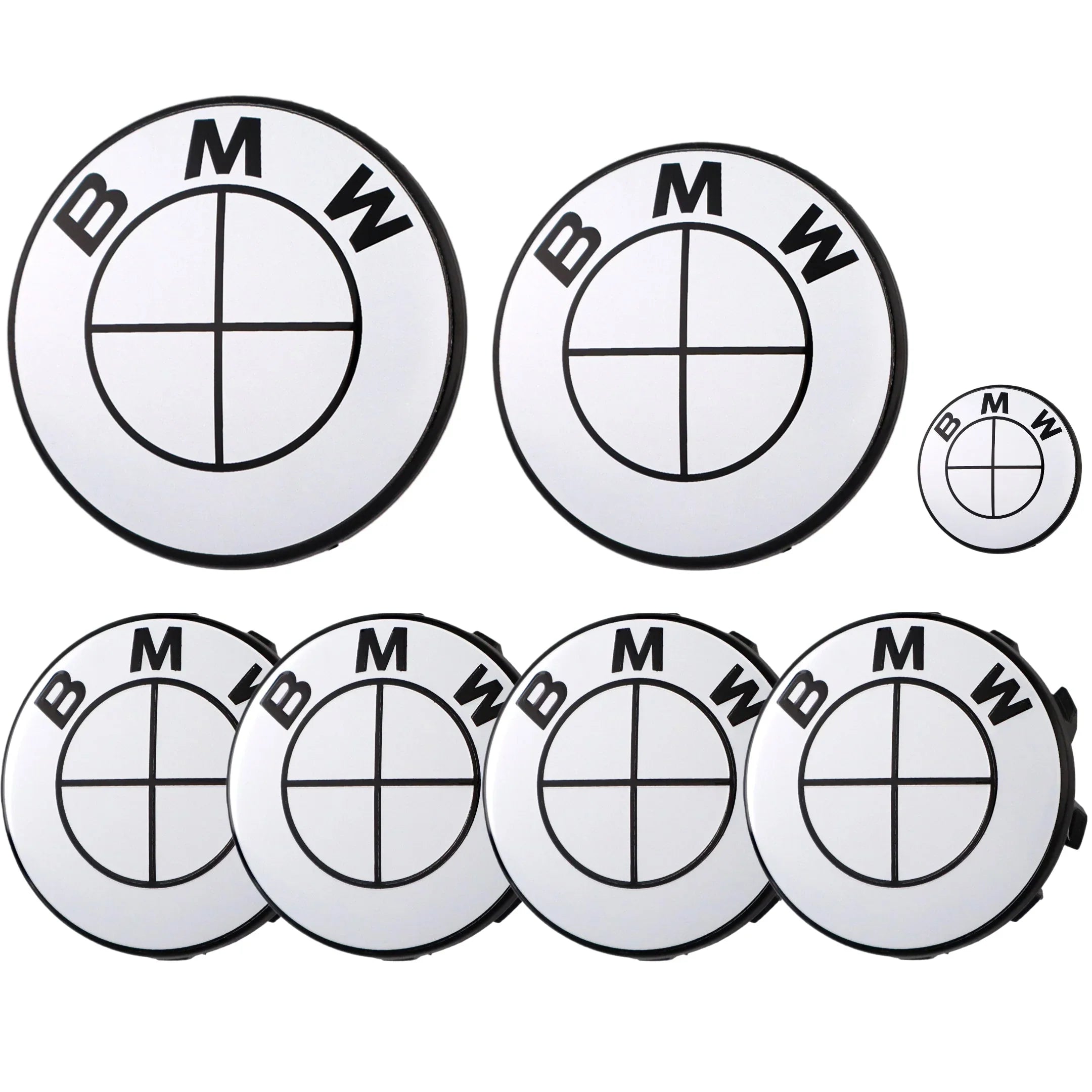 BMW Badge | Gloss White