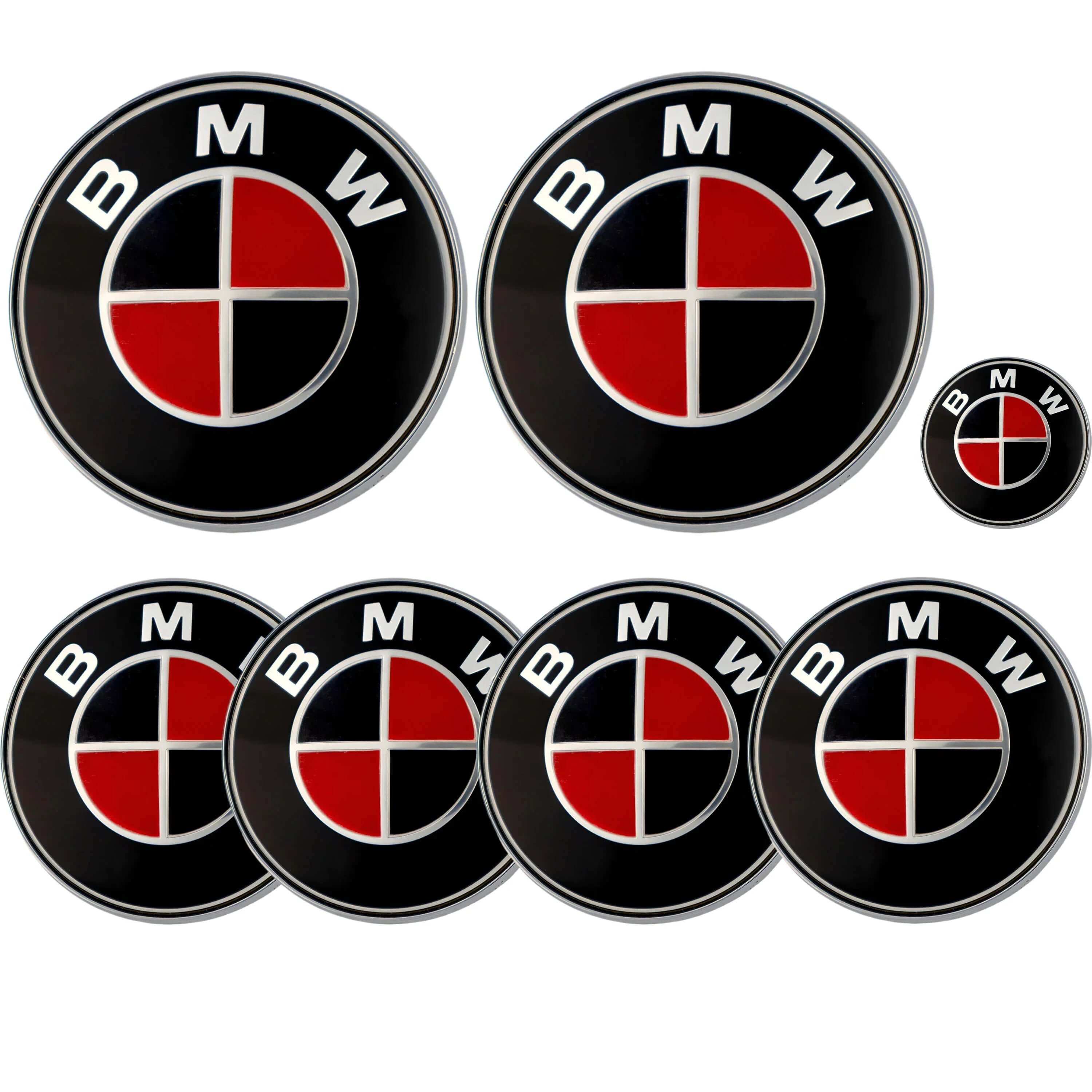 BMW Badge | Red & Black